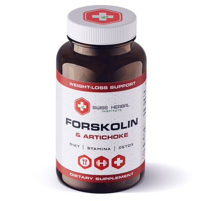 Virškinimui FORSKOLIN + ARTIŠOKAS Swiss Herbal, 60 kaina