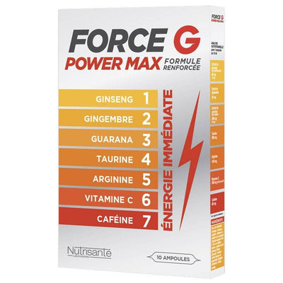 VITAVEA FORCE G POWER MAX, energijai, jėgai ir ištvermei, 10 ampulių kaina